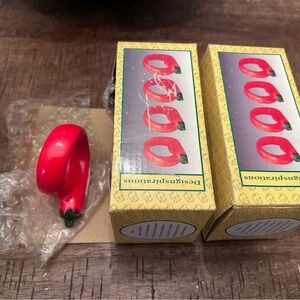Red Chili Pepper Napkin Rings